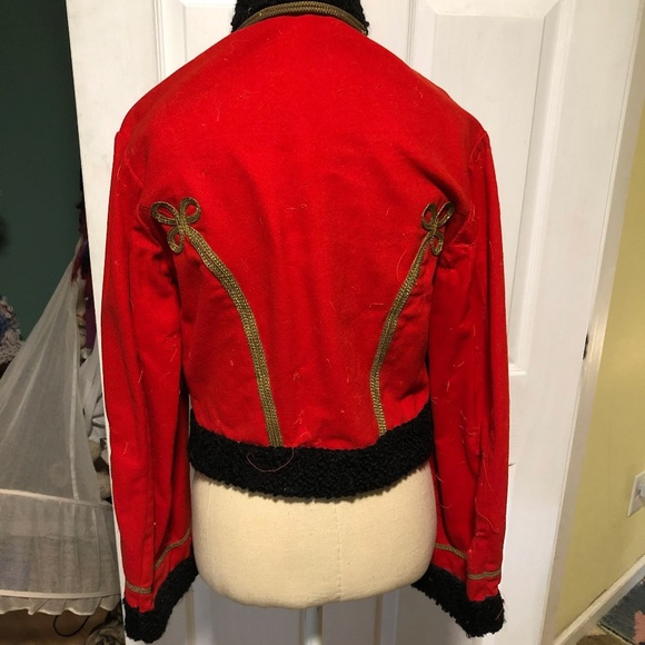 Vintage Red Military Costume Jacket - Picture 5 of 7